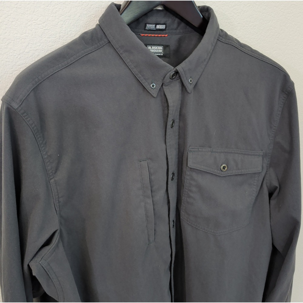 AKHG Duluth Boars Nest Performance Flannel Shirt 2XL Coal Charcoal Gray 30475